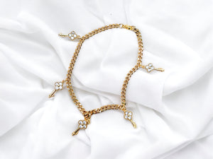 Glam Key Anklet