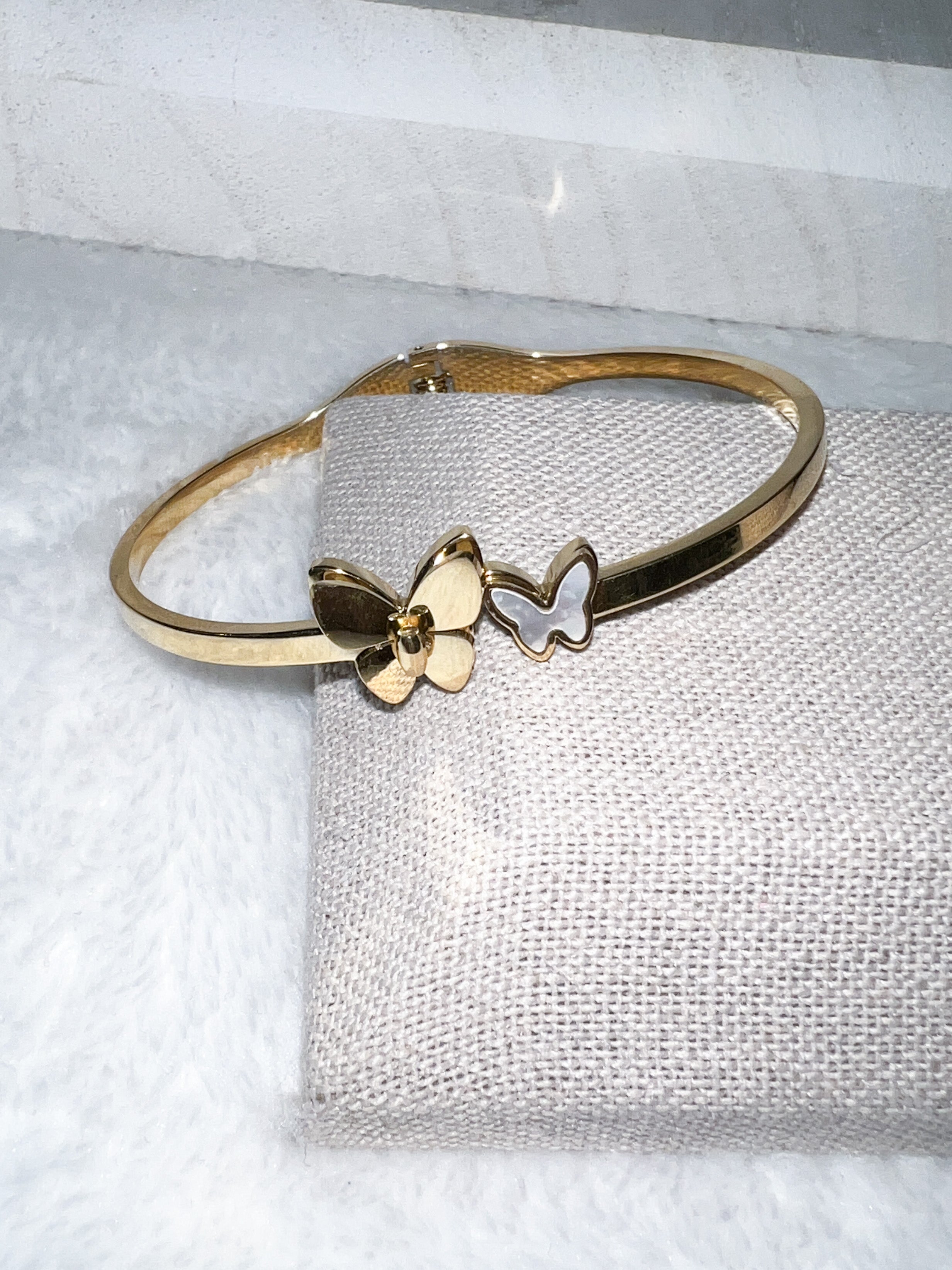 Butterfly Bangle Bracelet