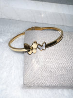 Load image into Gallery viewer, Butterfly Bangle Bracelet
