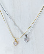 Load image into Gallery viewer, Diamond Heart Necklace
