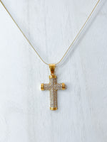 Load image into Gallery viewer, Icy Cross Necklace
