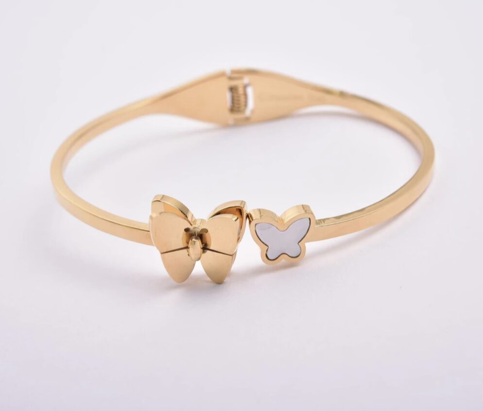 Butterfly Bangle Bracelet